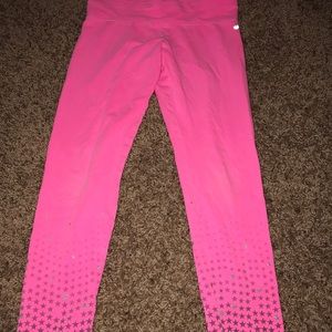 Pink leggings